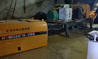 水泥浆充填站洛阳前河矿应用-快捷充填与绿色矿山的实践结合！[泵泵达]