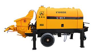 远程喷浆机-1000米湿式快速喷浆,湿喷回弹率≤10%[泵泵达]