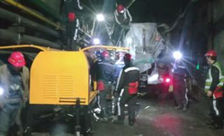 防爆混凝土泵车-千米远程输送，攻克深井施工难题[泵泵达]